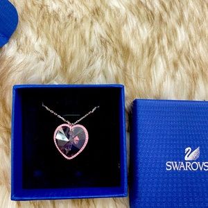 Swarovski Pink Heart Necklace